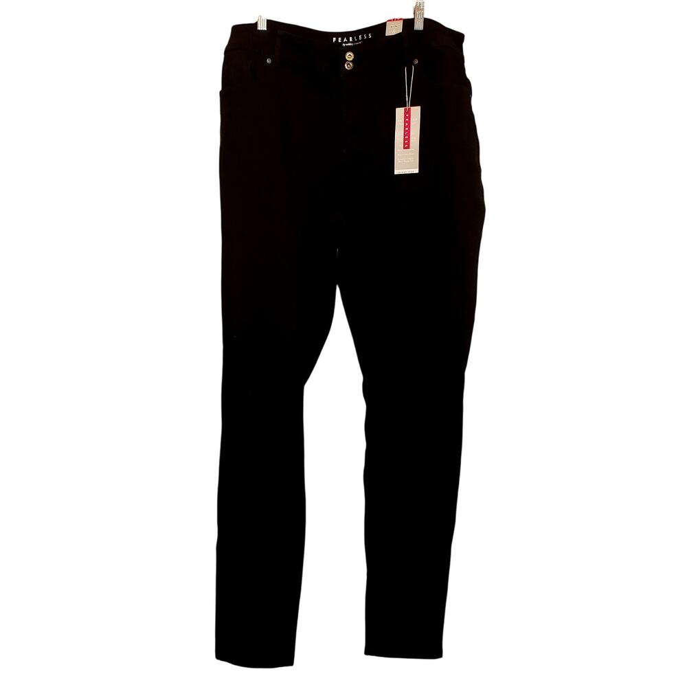 Ashley Stewart Fearless Skinny Black Jeans, Size 22 Tall - Picture 2 of 9